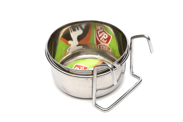 20 Oz. KE-3292H 6 Adet Flip Çelik Pet Mama ve Su Kabı