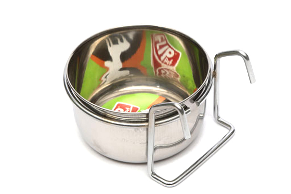 30 Oz. KE-3293H 6 Adet Flip Çelik Pet Mama ve Su Kabı