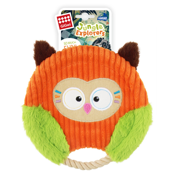 4114 Orman Kaşifi Baykuş – İpli Köpek Oyuncağı