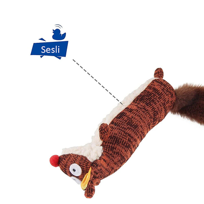 6075 Plush Friendz Sesli Tilki Köpek Oyuncağı - Thumbnail