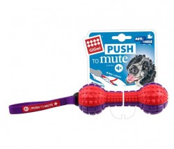 GiGwi - 6182 Push To Mute Dambıl Ses Kont.18 cm Köpek Oyun