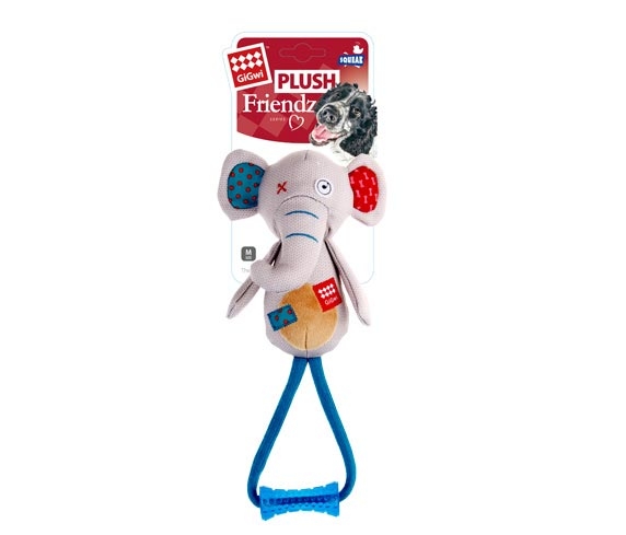 6199 Plush Friendz Öten Fil Diş Kaşıyıcılı