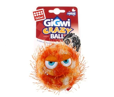 6202 Crazy Ball Çılgın Kirpi Top 6 cm Turuncu - Thumbnail