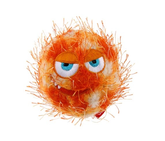 6202 Crazy Ball Çılgın Kirpi Top 6 cm Turuncu