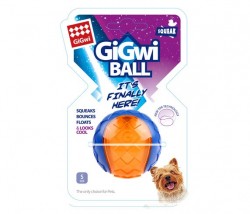 GiGwi - 6294 Gigwi Ball Sert Top 5 cm Şeffaf Renkli