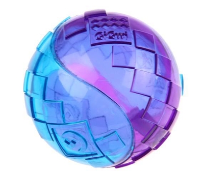 6297 Gigwi Ball Sert Top 6 cm Şeffaf Renkli - Thumbnail