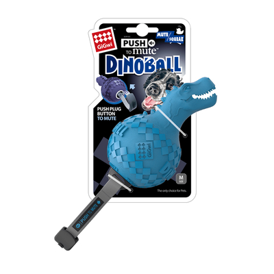 GiGwi - 6475 Dinoball Mavi Dinazor Sesli Oyuncak