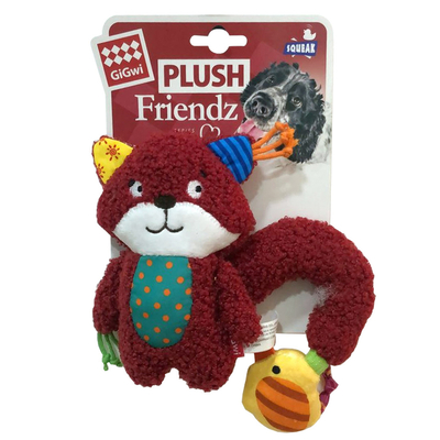 GiGwi - 6798 Plush Friendz Sesli Sincap Peluş Köpek Oyuncağı