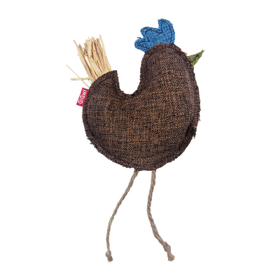 7499 Vahşi İzci Tavuk – Rafya Kurdeleli Kedi Oyuncağı - Thumbnail