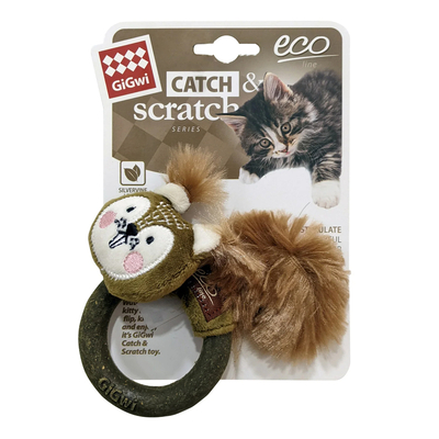 GiGwi - 7520 Catch&Scratch Sincap Kedi Oyuncağı