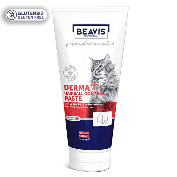 Beavis Derma & Anti Hairball Kedi Malt Paste Glutensiz 75 ml - 6 Adet