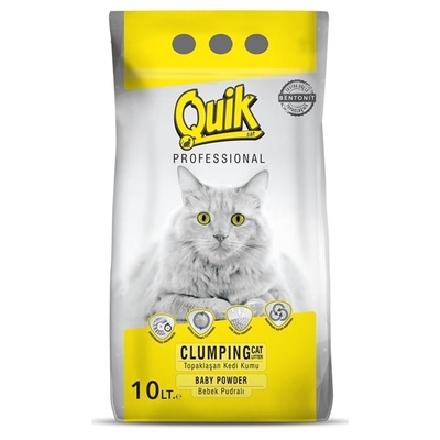 Quik - Bentonit 10 Lt İnce TEKLİ (Pudra Kokulu)