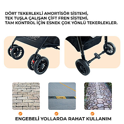 Bndc-102 Pet Arabası Haki