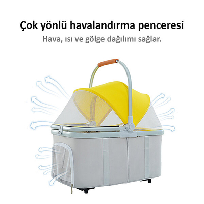 Bndc-105 Pet Arabası Açık Yeşil - Thumbnail