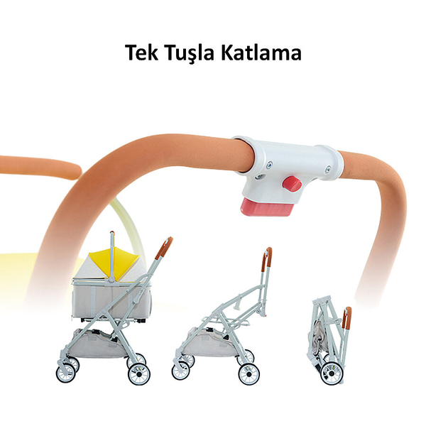 Bndc-105 Pet Arabası Pembe