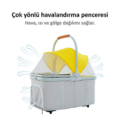 Bndc-105 Pet Arabası Pembe - Thumbnail