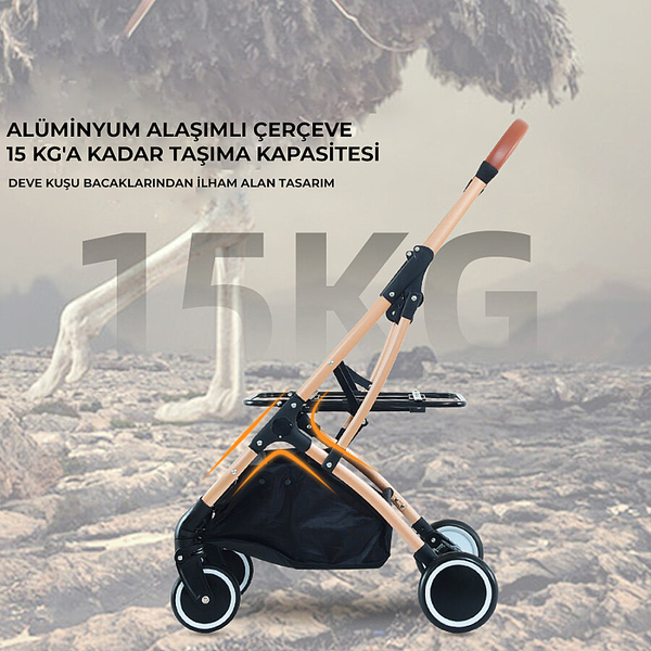 Bndc-106 Lux Pet Arabası Gri