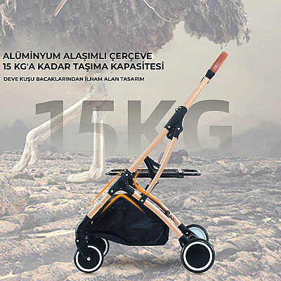 Bndc-106 Lux Pet Arabası Gri