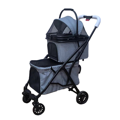 Flip - Bndc-201 Pet Arabası 2 Katlı Gri