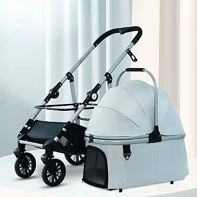 Bndc-302-1 Pet Arabası Beyaz