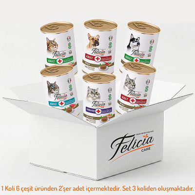Felicia 400 gr Mix Konserve Kamp. _ 3 Koli