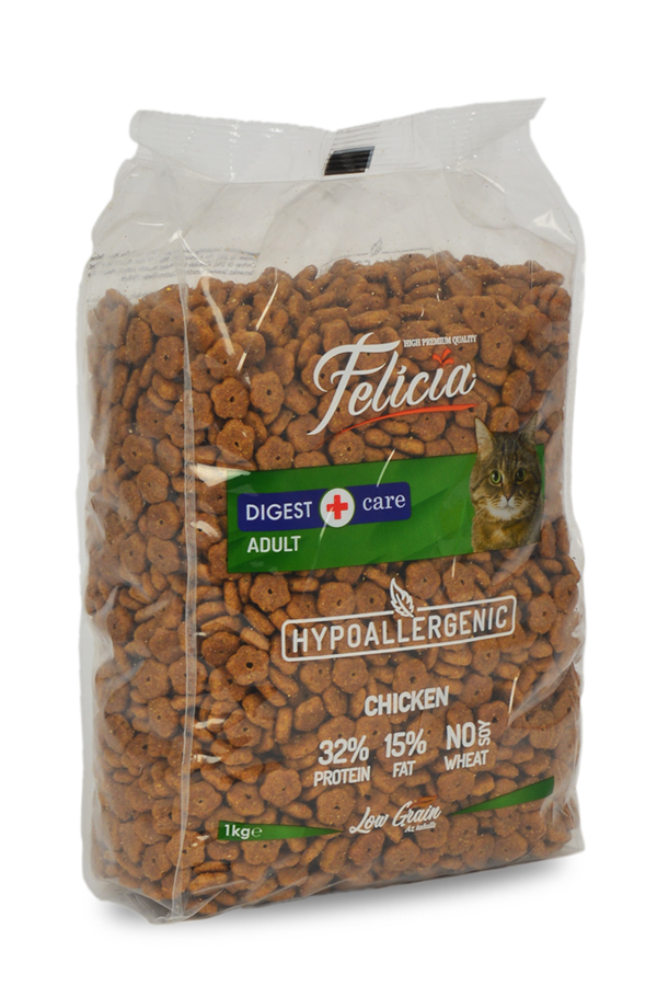 Felicia Az Tahıllı 12 X 1 Kg Yetişkin Tavuklu HypoAllergenic Kedi Maması