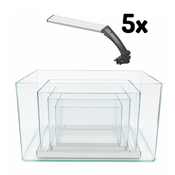 Haqos CT-5li Set Akvaryum+Solaris 506 Aydınlatma