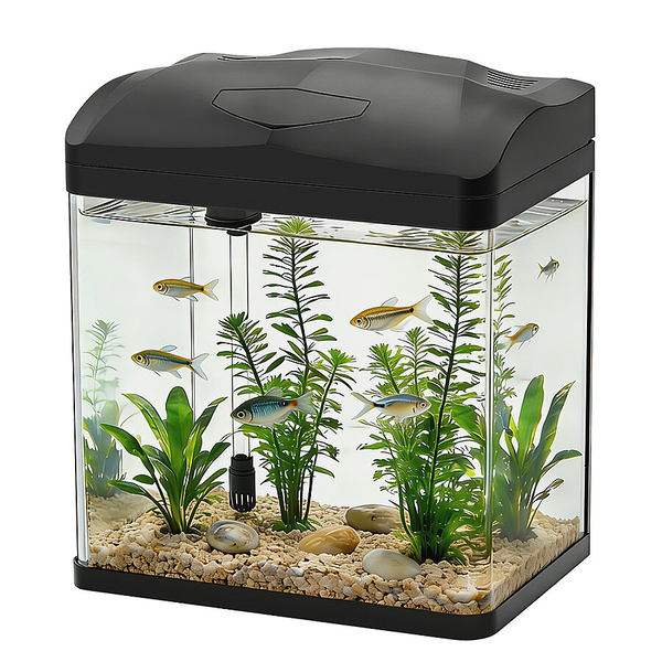 Haqos G-338 Komple Set Akvaryum Siyah 30 lt