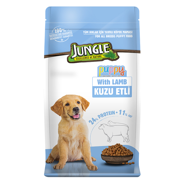 Jungle 15 kg Kuzu Etli Yavru Köpek Maması