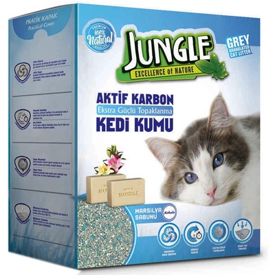 Jungle - Jungle 6 Lt Karbonlu Grey (Marsilya Sab) 3'lü Kum