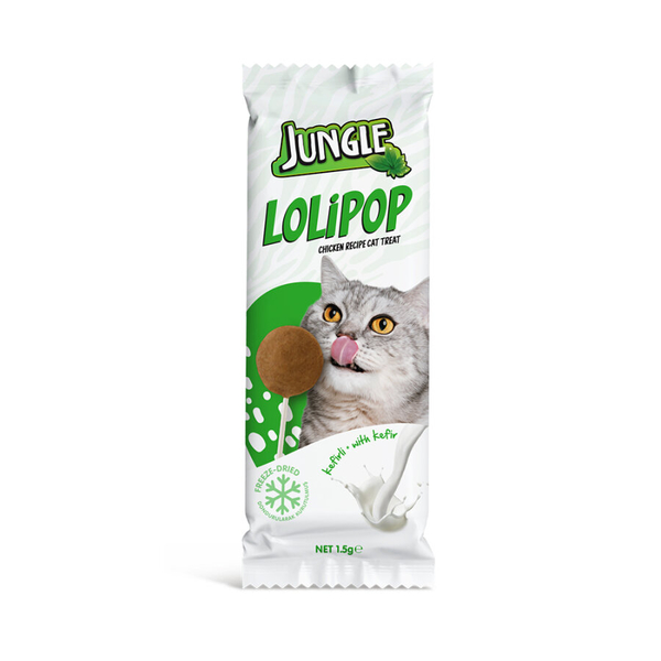 Jungle Kedi Lolipop Kefirli *1,5g *12'li