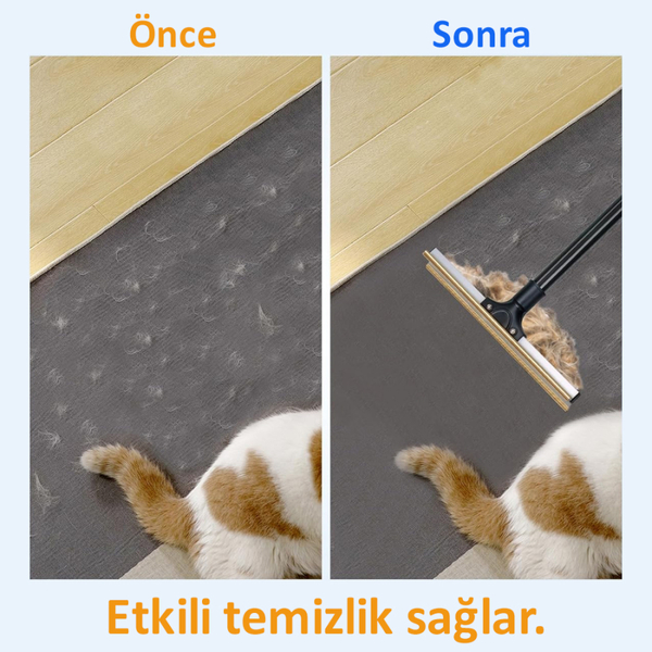Kedi-Köpek Tüy Toplayıcı (İki Yüzü Bakır)