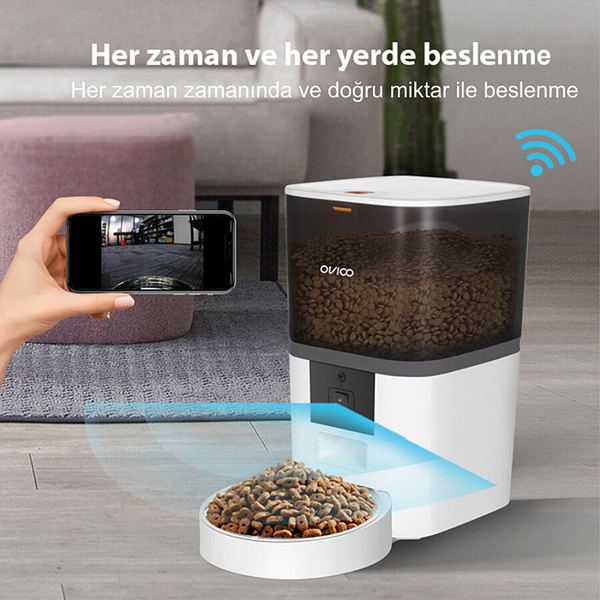Otomatik Mama Makinesi 6 Lt Kameralı Wi-fi - Beyaz