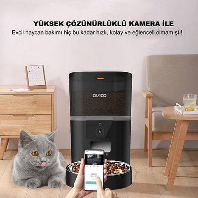Otomatik Mama Makinesi 6 Lt Kameralı Wi-fi - Beyaz - Thumbnail