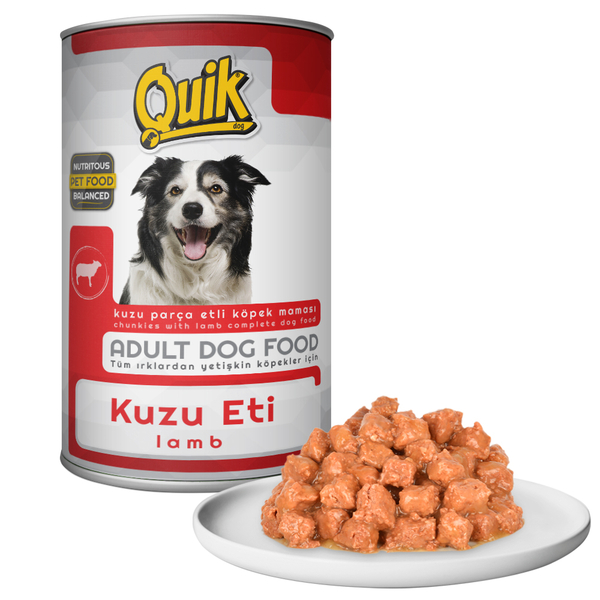 Quik Köpek 415 gr Kuzu Etli Konserve 24 Adet