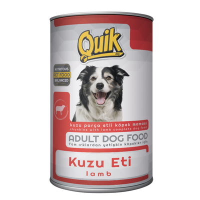 Quik Köpek 415 gr Kuzu Etli Konserve 24 Adet - Thumbnail