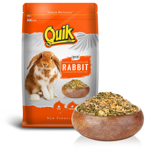 Quik Tavşan Yemi 750 gr 6'lı