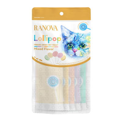 Ranova - Ranova Kediler için Karışık Lezzetli Lolipop *1.4g 5'li