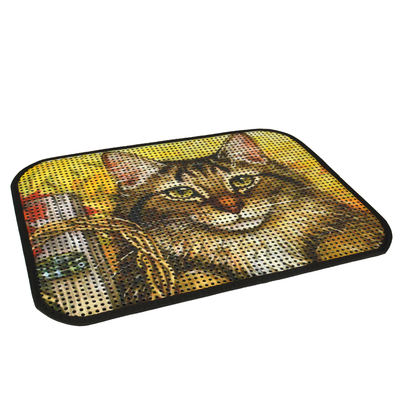 Flip - Resimli Lux Kedi Kumu Toplama Paspası 60*45 cm