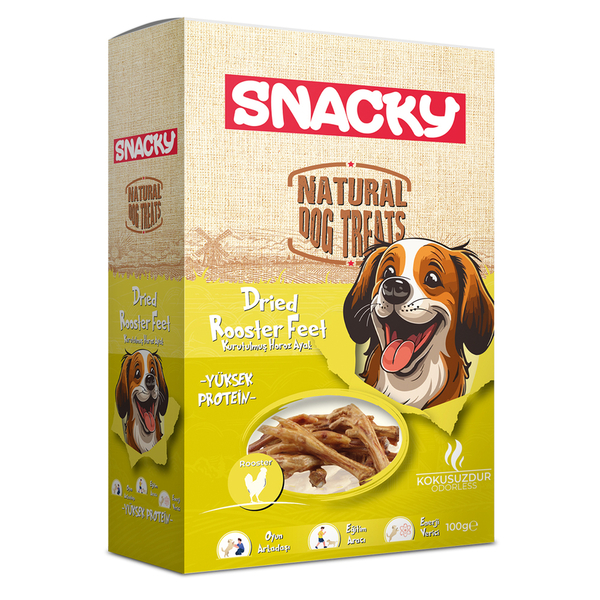 Snacky Kurutulmuş Horoz Ayak 100 g - 4'lü Paket