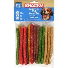 Snacky - Snacky Munchy Köpek Burgu Çubuk 15'li *13cm *105g *10 Paket
