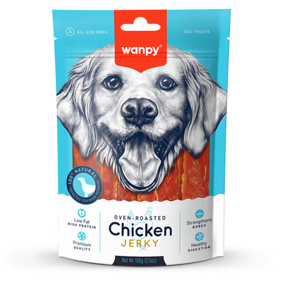 Wanpy - Wanpy Gerçek Tavuk Fileto 100 gr CA-01H Köpek Ödülü
