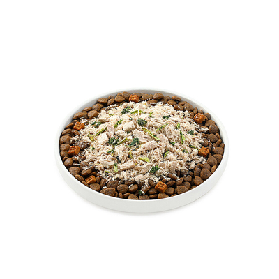 Wanpy Dondurularak Kurutulmuş Fluffy Toppers – Ördek, Brüksel ve Kara Lahana - 30g - Thumbnail