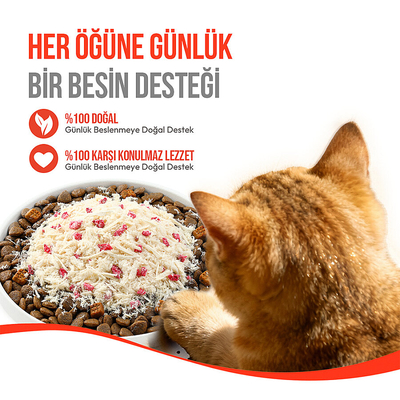 Wanpy Dondurularak Kurutulmuş Fluffy Toppers – Tavuk & Kızılcık - 30g - Thumbnail