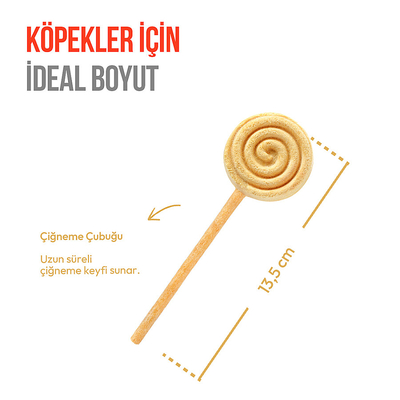 Wanpy Köpekler İçin Dondurularak Kurutulmuş Swirlpop – Balkabaklı - 6 g*10'lu - Thumbnail