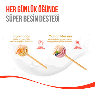 Wanpy Köpekler İçin Dondurularak Kurutulmuş Swirlpop – Balkabaklı - 6 g*10'lu - Thumbnail
