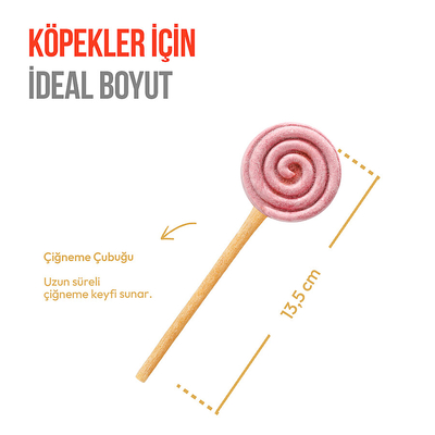 Wanpy Köpekler İçin Dondurularak Kurutulmuş Swirlpop – Yaban Mersinli - 6 g*10'lu - Thumbnail