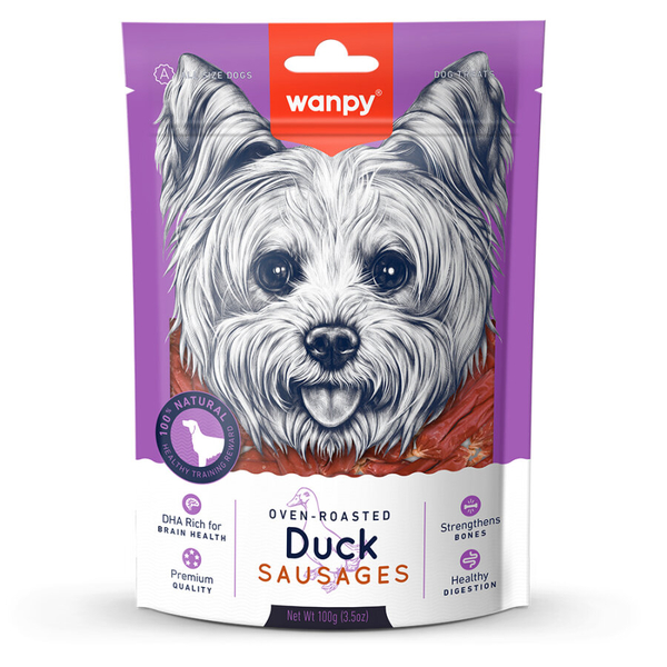 Wanpy Ördek Etli Sosis 100 gr SA-02H Köpek Ödülü