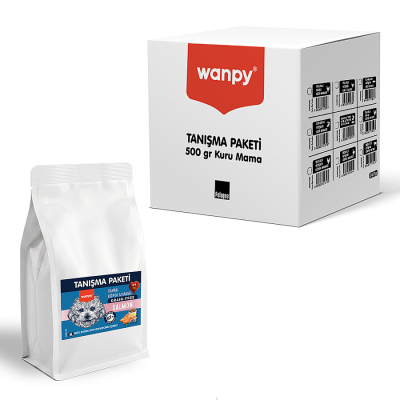 Wanpy Tahılsız Kuzulu Yavru Köpek Maması 500 gr - 24 Adet