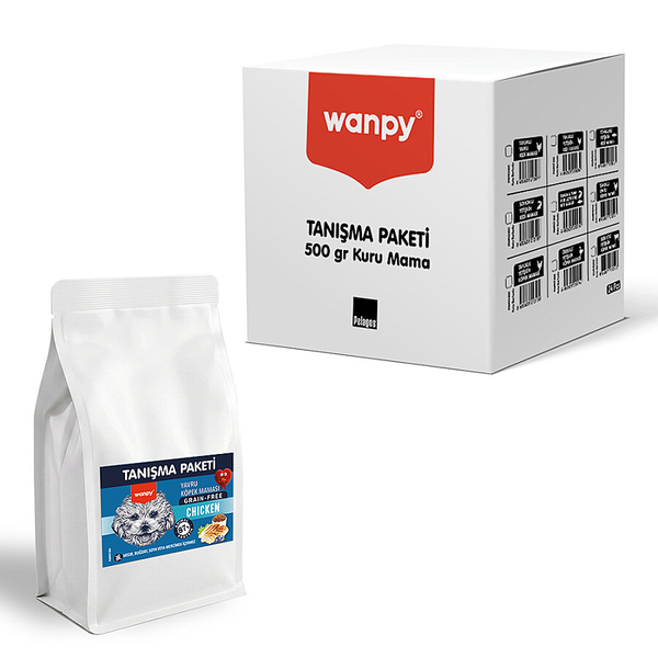 Wanpy Tahılsız Tavuklu Yavru Köpek Maması 500 gr - 24 Adet
